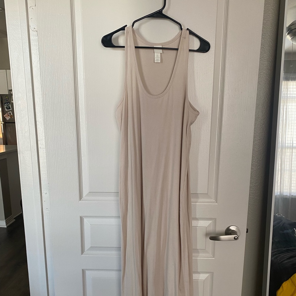 Ribbed Maxi H&M Shirt Dress